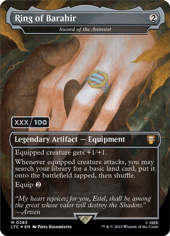 Ring of Barahir - Sword of the Animist (Borderless · Serial Numbered)