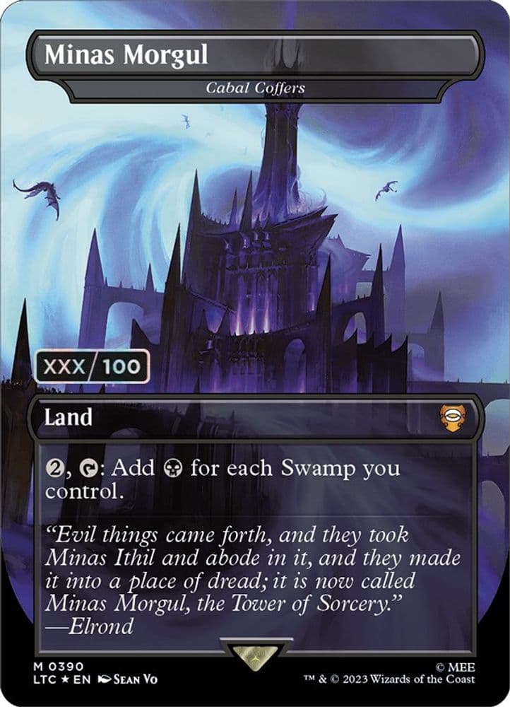 Minas Morgul - Cabal Coffers (Borderless · Serial Numbered)