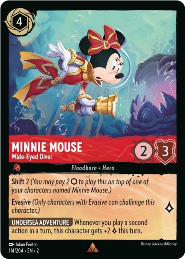 Minnie Mouse - Wide-Eyed Diver
