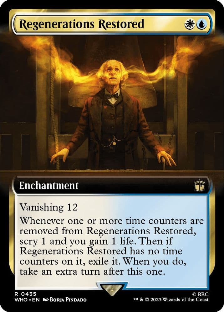 Regenerations Restored (Extended Art)