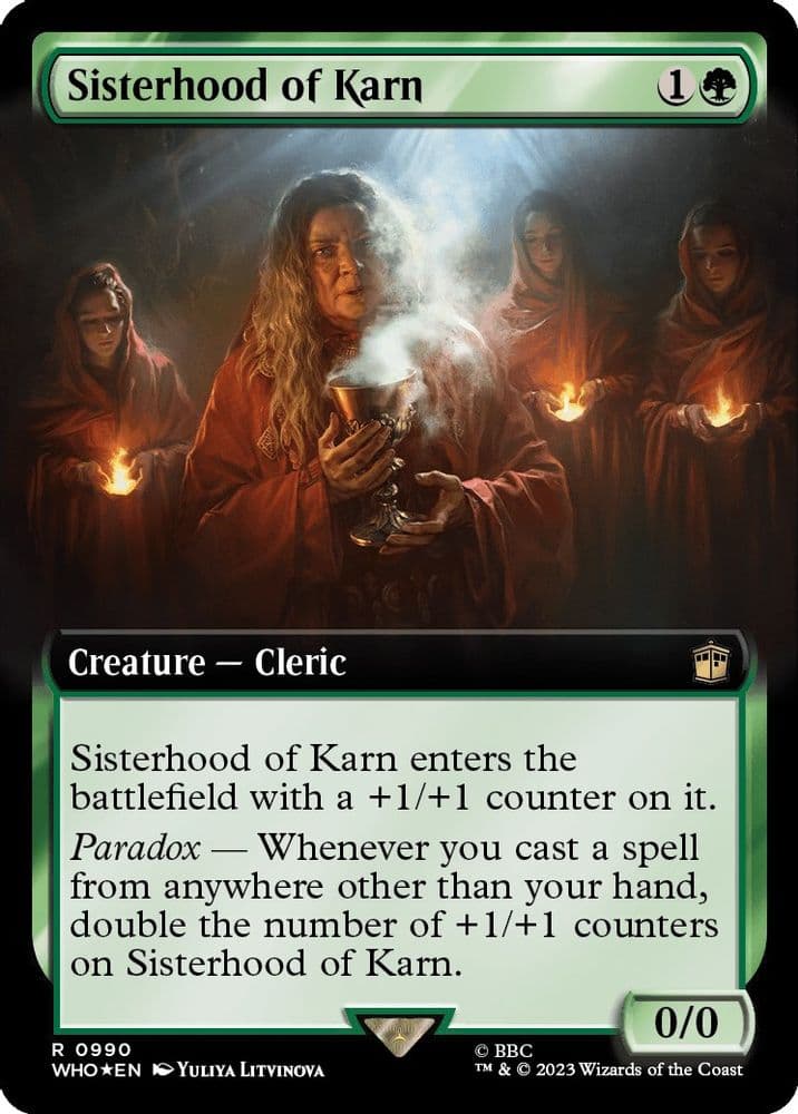 Sisterhood of Karn (Extended Art · Surge Foil)