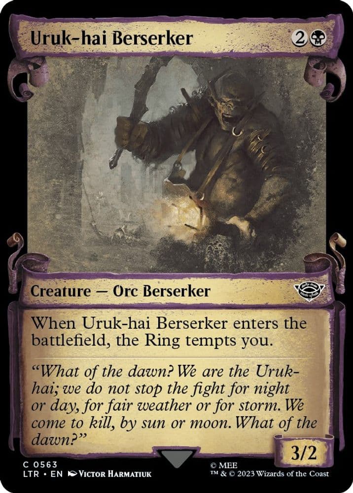 Uruk-hai Berserker (Showcase Scrolls)