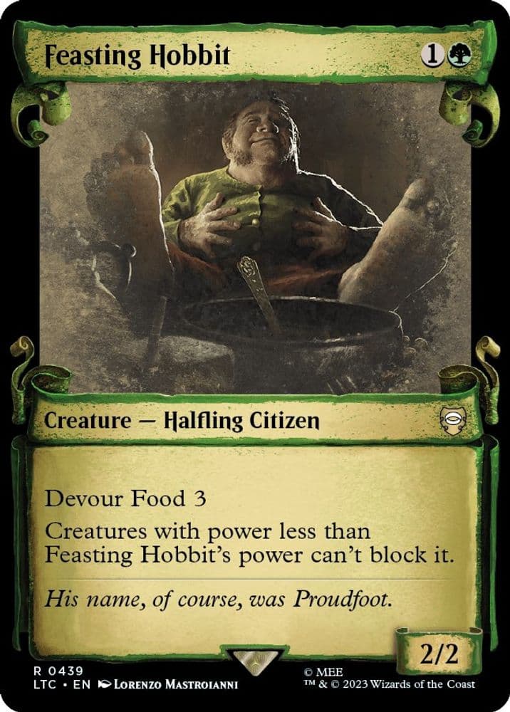 Feasting Hobbit (Showcase Scrolls)