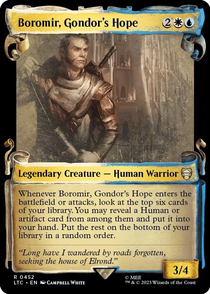Boromir, Gondor's Hope (Showcase Scrolls)