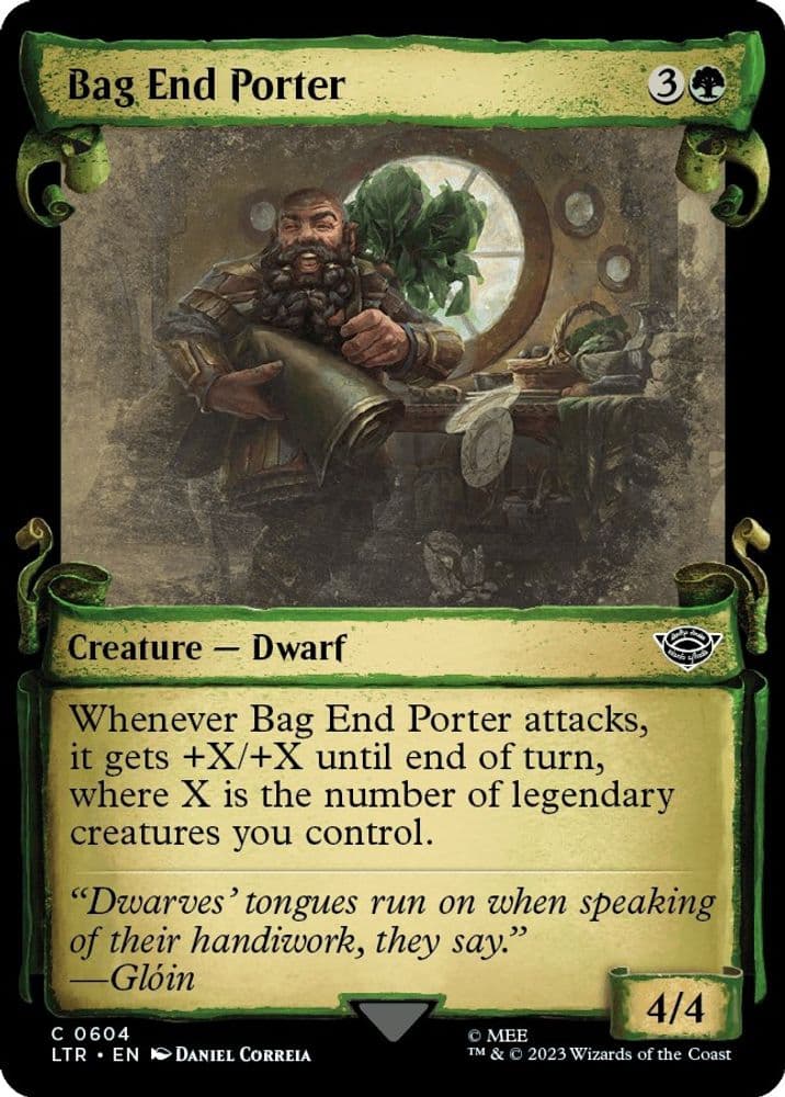 Bag End Porter (Showcase Scrolls)