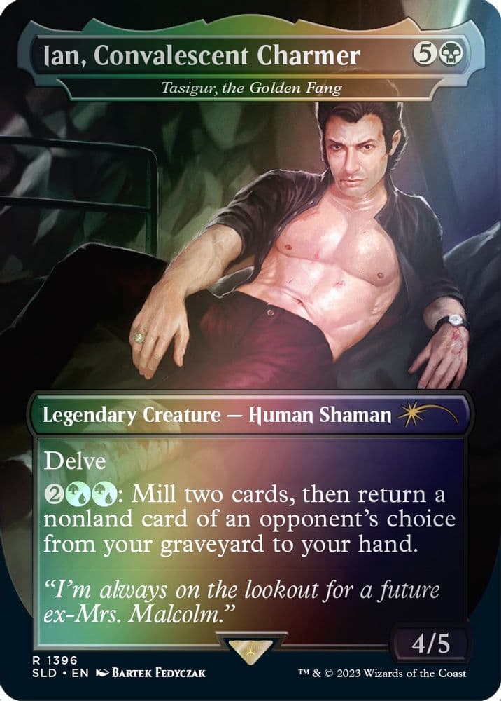 Ian, Convalescent Charmer - Tasigur, the Golden Fang (Rainbow Foil)