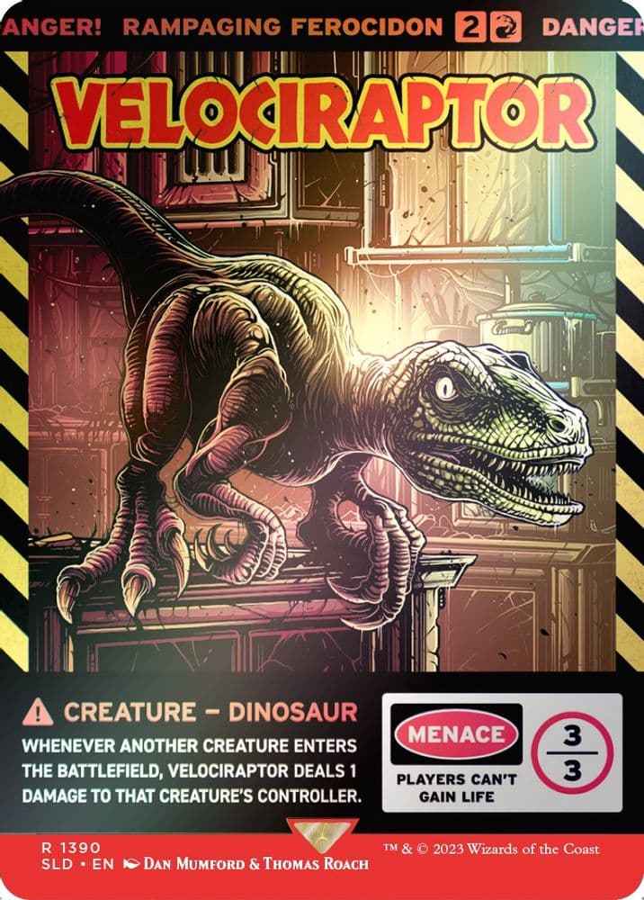 Velociraptor - Rampaging Ferocidon (Rainbow Foil)