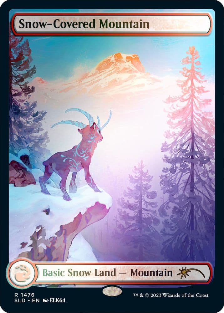 Snow-Covered Mountain (Rainbow Foil)