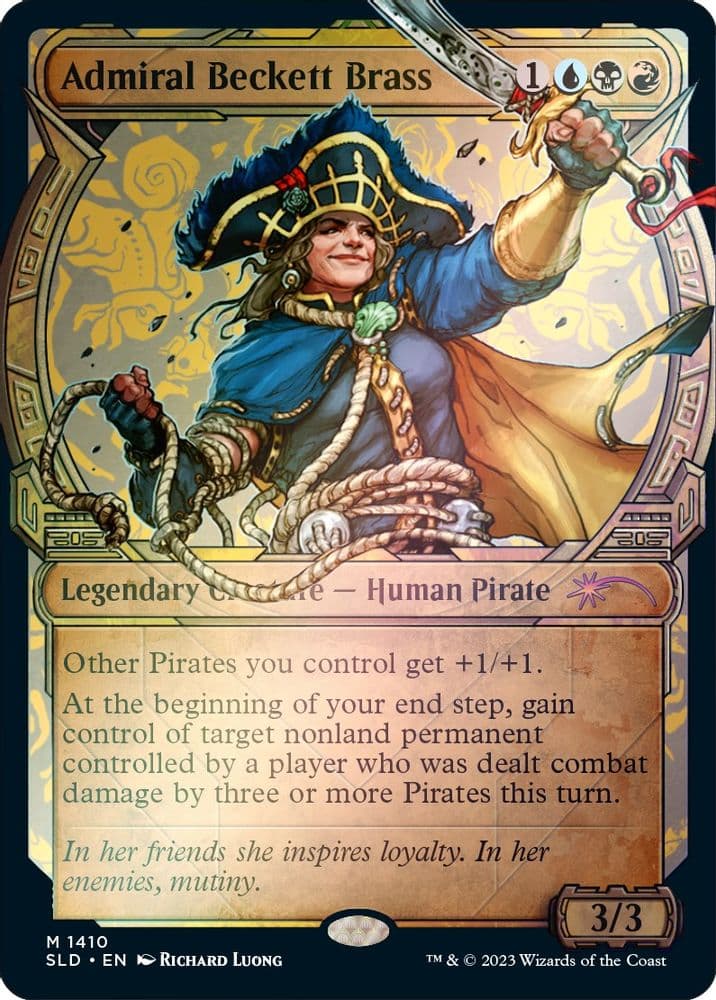 Admiral Beckett Brass (Rainbow Foil)