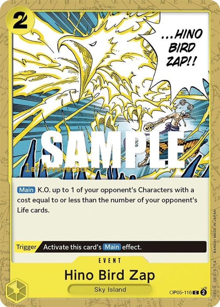Hino Bird Zap (1st Anniversary Tournament)