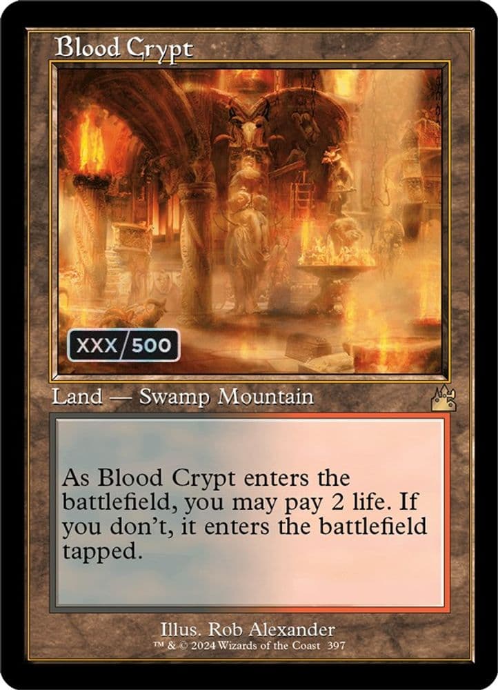 Blood Crypt (Retro Frame · Serial Numbered)