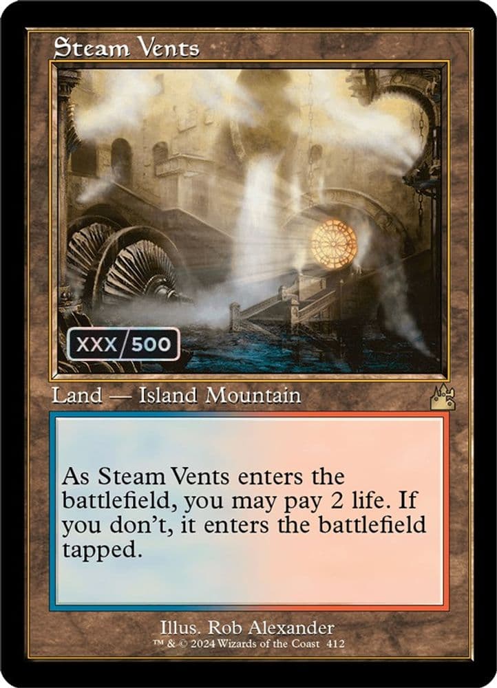 Steam Vents (Retro Frame · Serial Numbered)