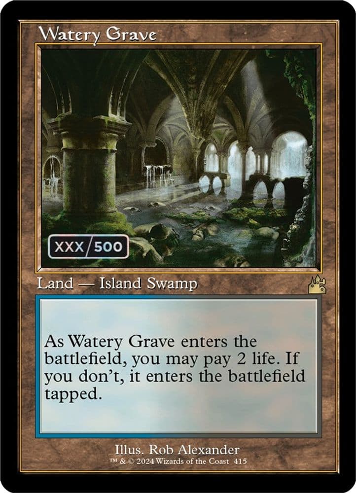 Watery Grave (Retro Frame · Serial Numbered)