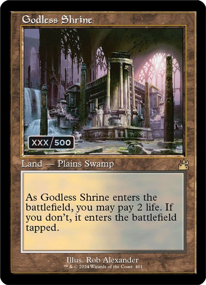 Godless Shrine (Retro Frame · Serial Numbered)