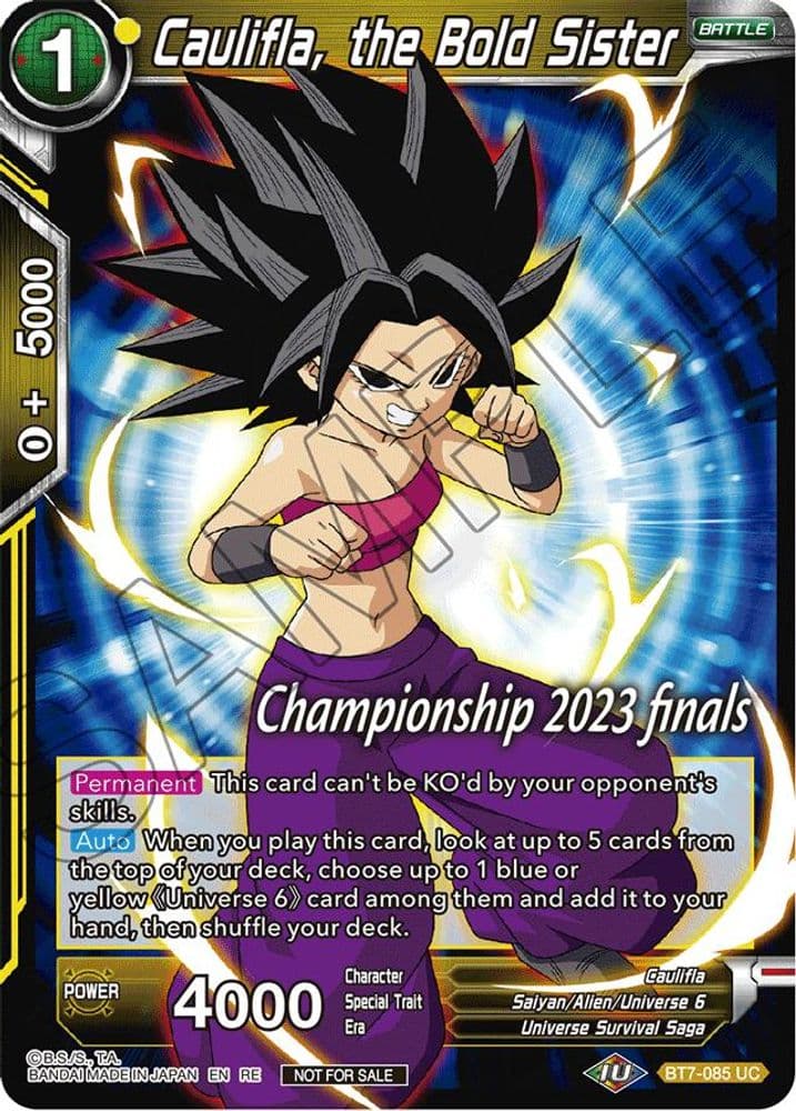 Caulifla, the Bold Sister (2023 Championship Finals Celebration Pack)