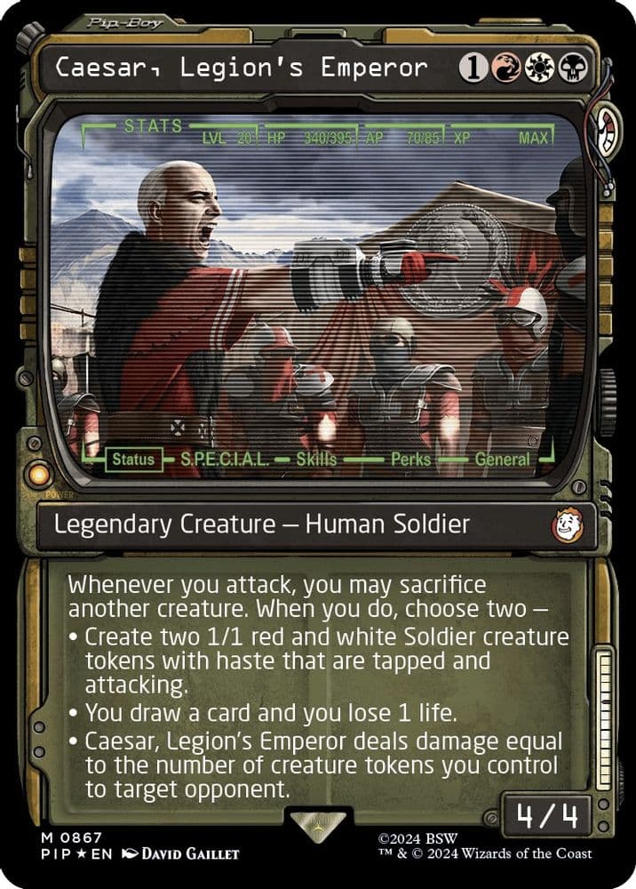 Caesar, Legion's Emperor (Showcase · Surge Foil)