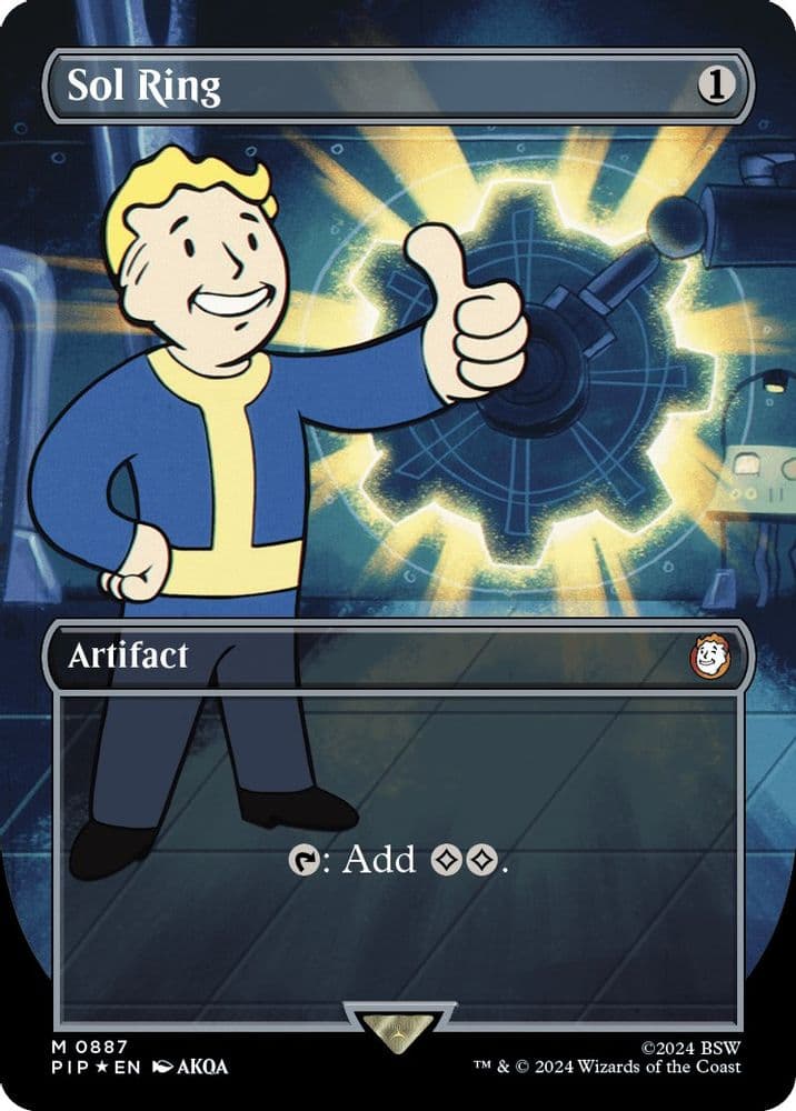 Sol Ring (Borderless · Surge Foil)