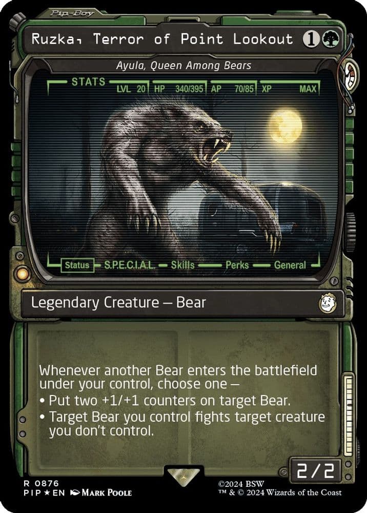 Ruzka, Terror of Point Lookout - Ayula, Queen Among Bears (Showcase · Surge Foil)