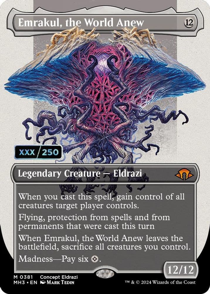 Emrakul, the World Anew (Borderless · Serial Numbered)