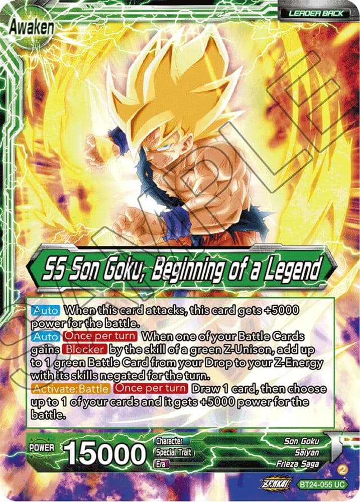 Son Goku // SS Son Goku, Beginning of a Legend (Collector Booster Foil)