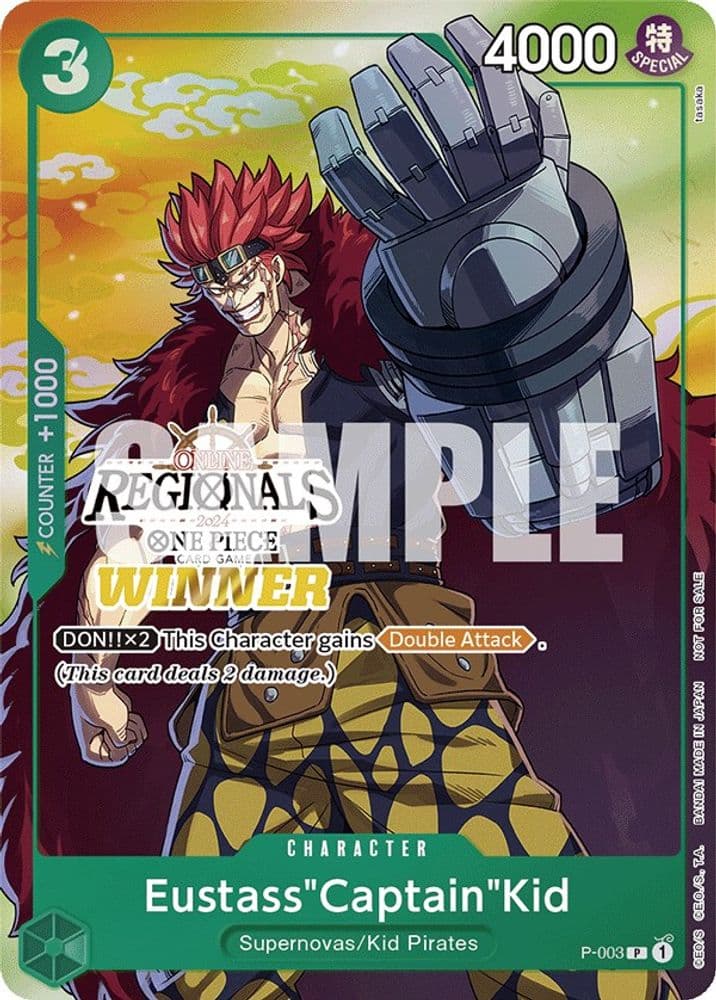 Eustass"Captain"Kid (Online Regional 2024 Vol. 2 · Winner)