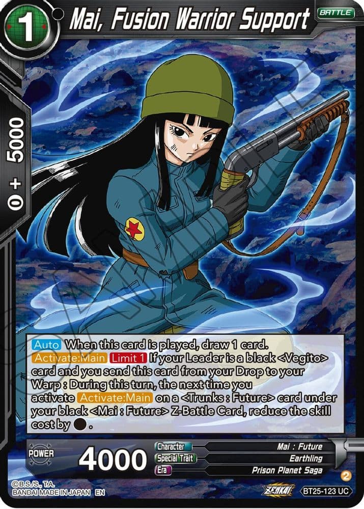 Mai, Fusion Warrior Support
