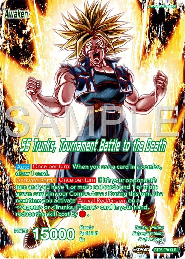 Trunks // SS Trunks, Tournament Battle to the Death (SLR)