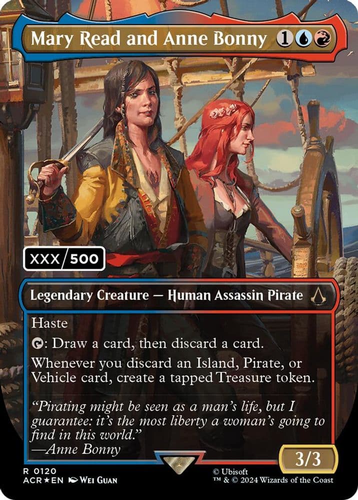 Mary Read and Anne Bonny (English · Serial Numbered)