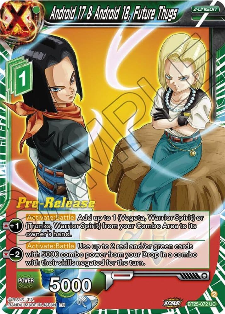 Android 17 & Android 18, Future Thugs (Pre-Release)