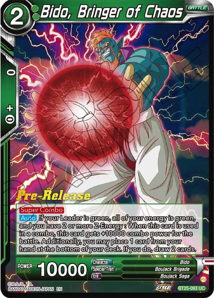 Bido, Bringer of Chaos (Pre-Release)