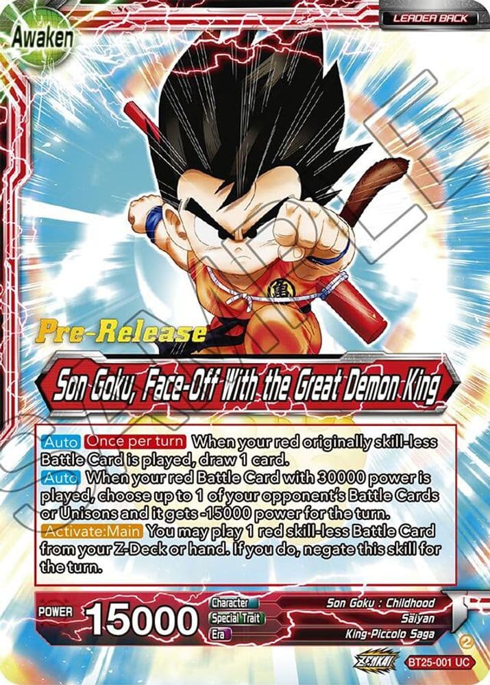 Son Goku // Son Goku Face-Off With the Great Demon King (Pre-Release)