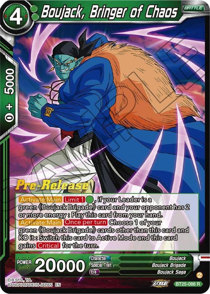 Boujack, Bringer of Chaos (Pre-Release)