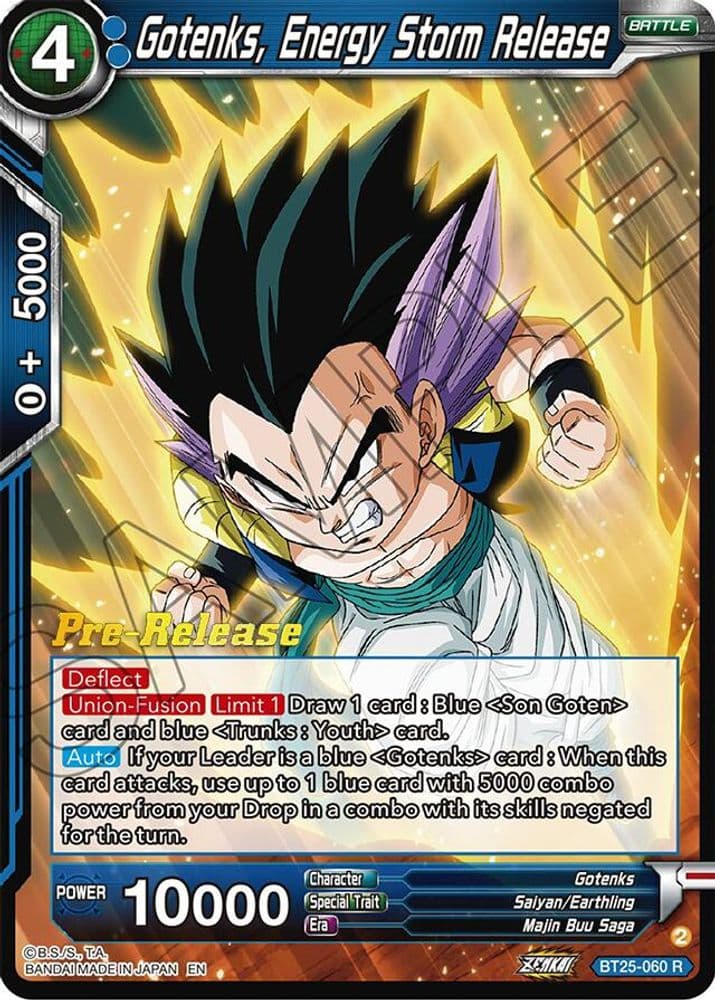 Gotenks, Energy Storm Release (Pre-Release)