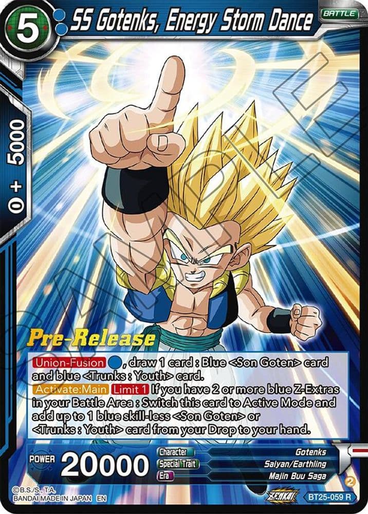 SS Gotenks, Energy Storm Dance (Pre-Release)