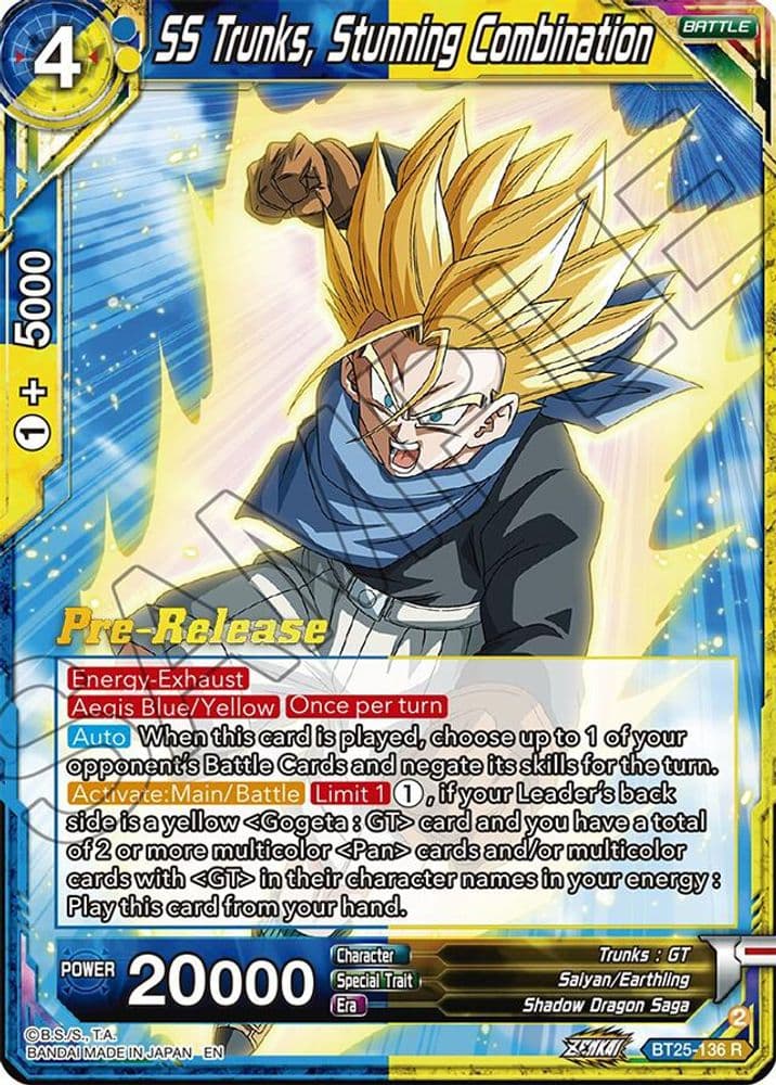 SS Trunks, Stunning Combination (Pre-Release)