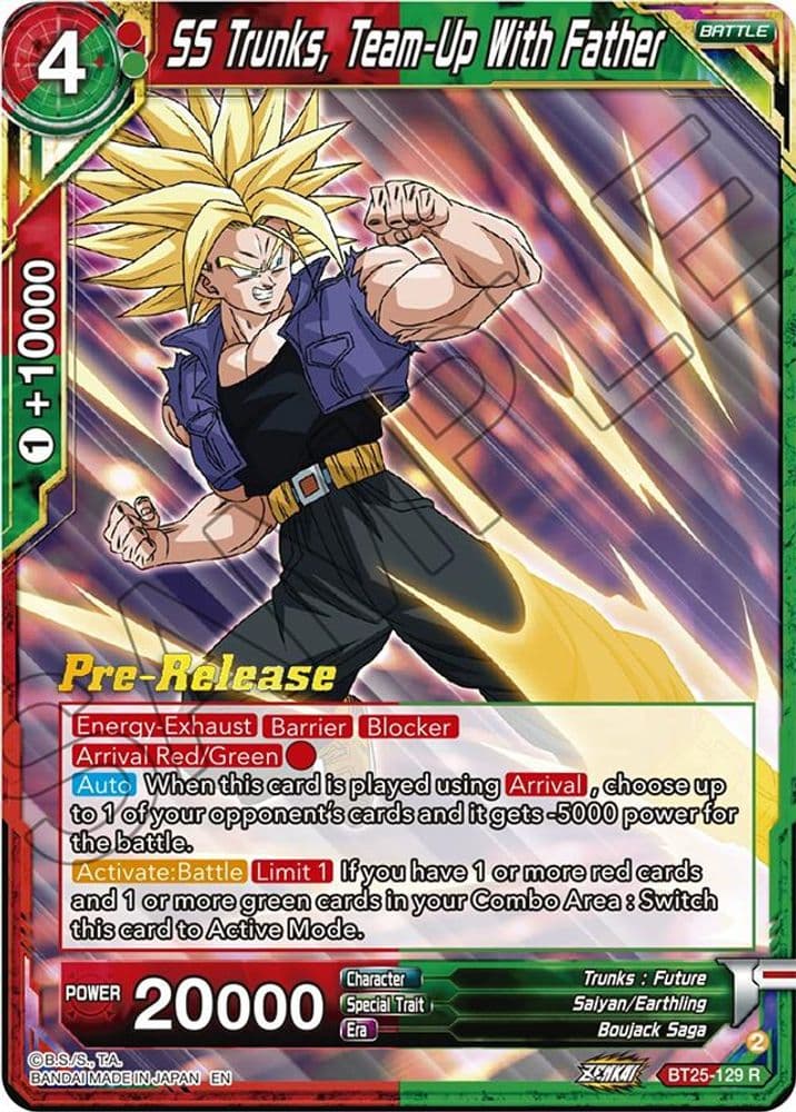 SS Trunks, Team-Up With Father (Pre-Release)