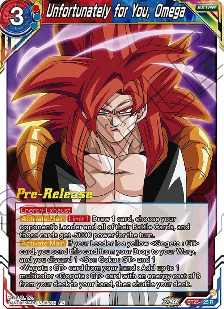 Unfortunately for You, Omega (Pre-Release)