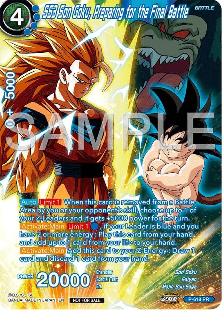 SS3 Son Goku, Preparing for the Final Battle (Full Art · Deluxe Pack 2024 Vol.2)