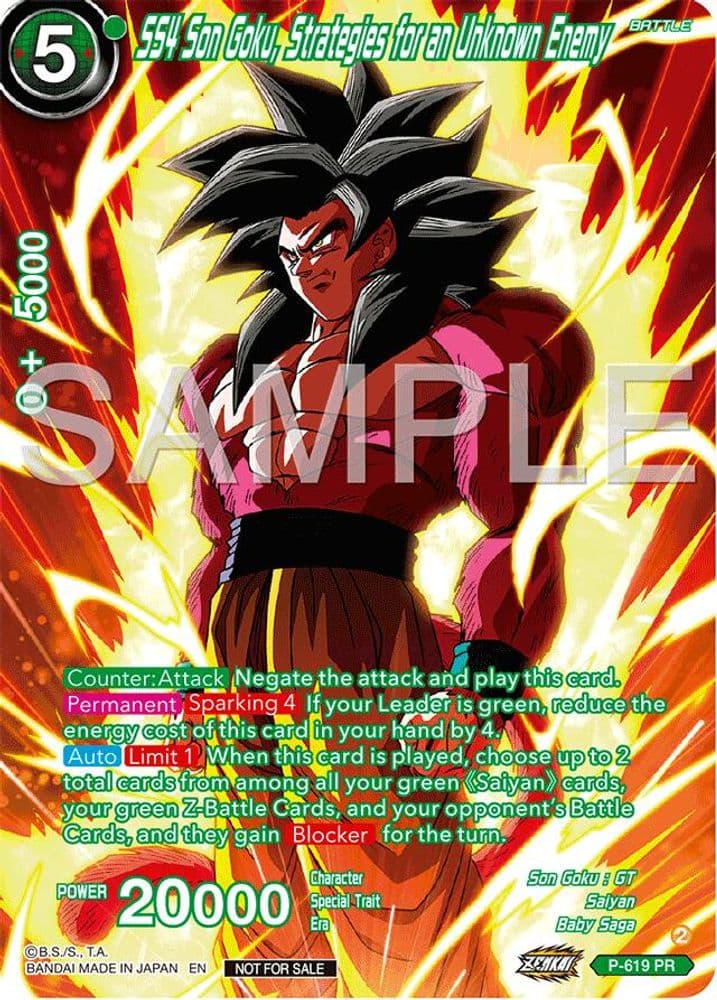 SS4 Son Goku, Strategies for an Unknown Enemy (Full Art · Deluxe Pack 2024 Vol.2)