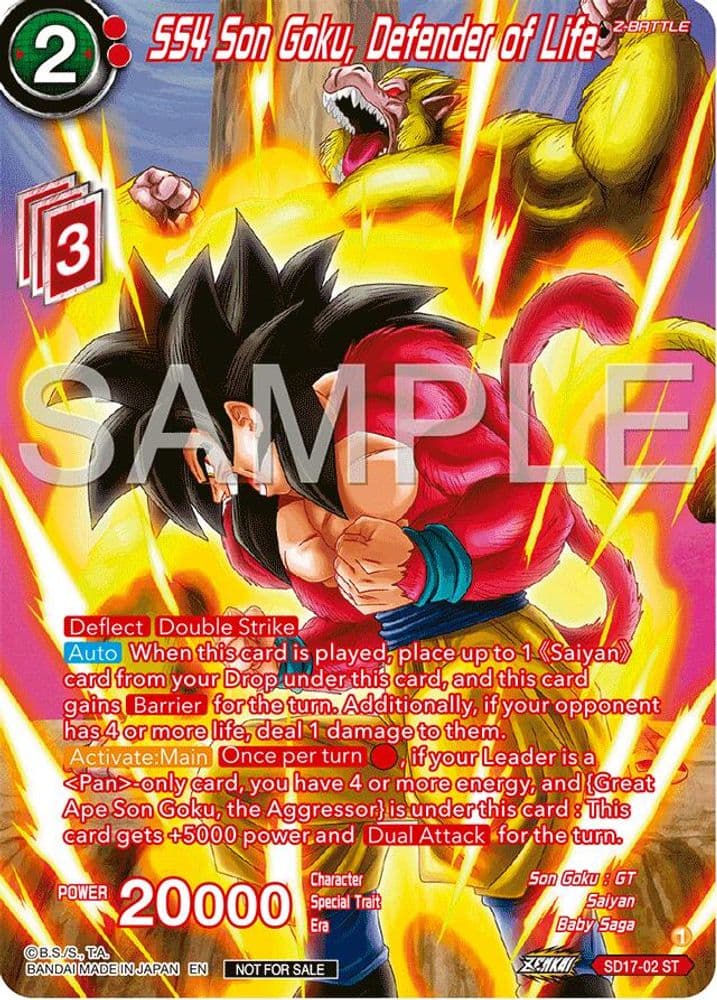 SS4 Son Goku, Defender of Life (Premium Alt-Art Card Set 2024 Vol.2)