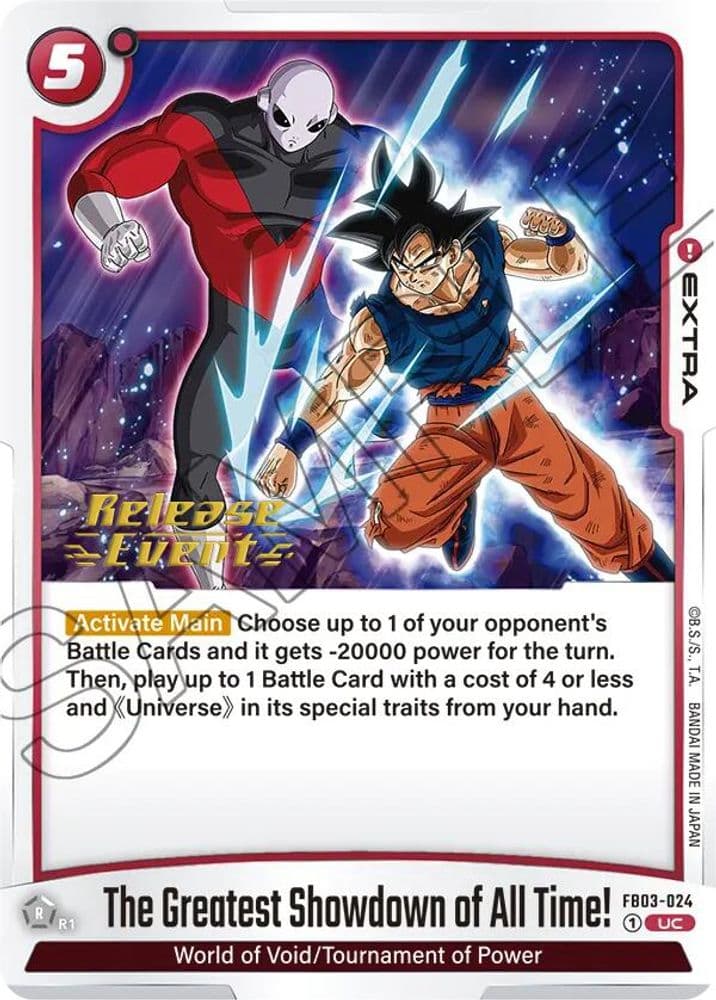 The Greatest Showdown of All Time! (Release Event)