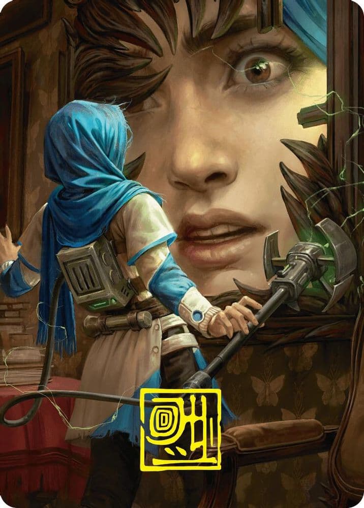Reality Is Mine to Control Art Card (Gold-Stamped Signature)