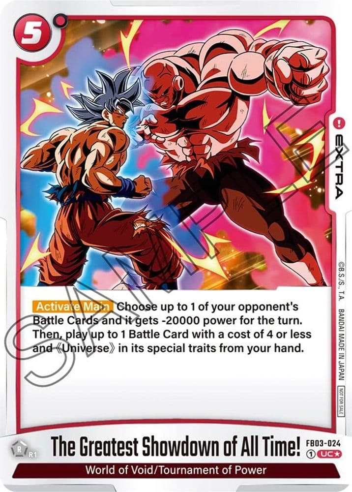 The Greatest Showdown of All Time! (Tournament Pack 04)