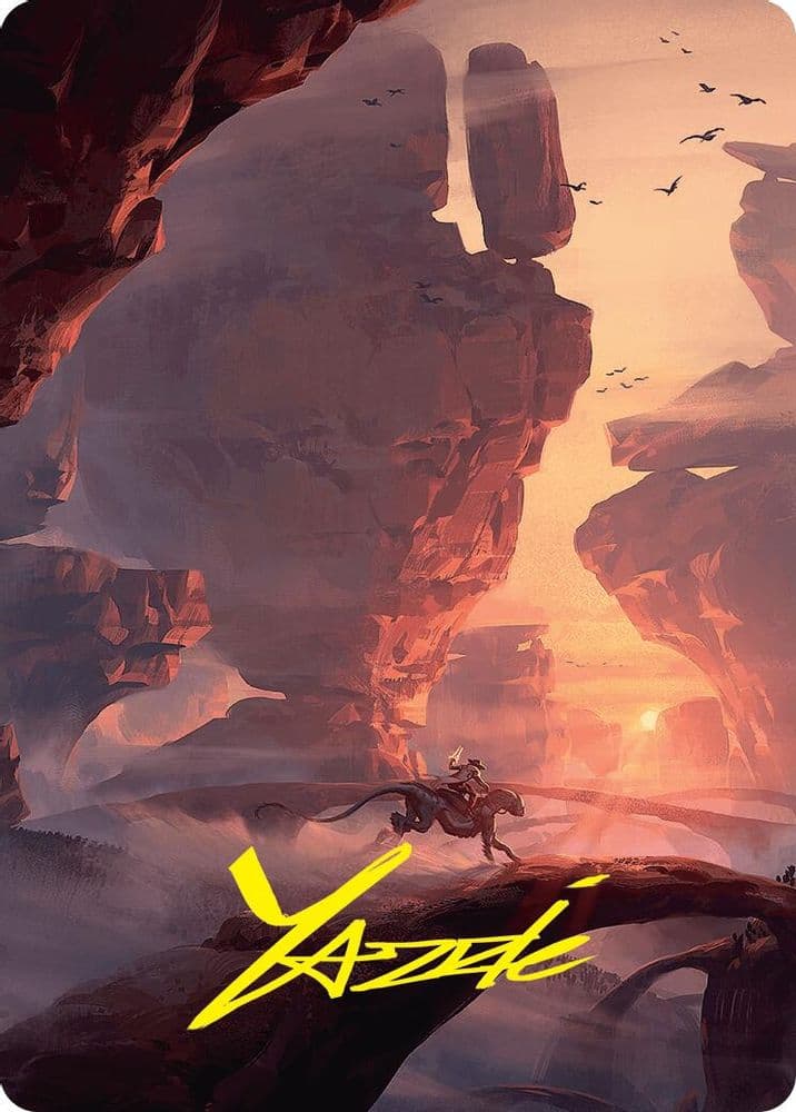 Mountain Art Card (24/54 · Gold-Stamped Signature)