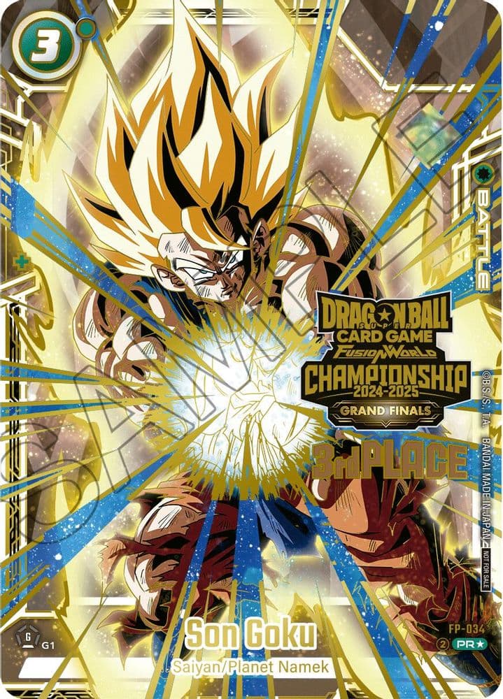 Son Goku (3rd Place)