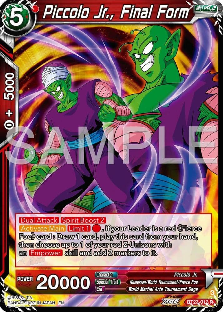 Piccolo Jr., Final Form