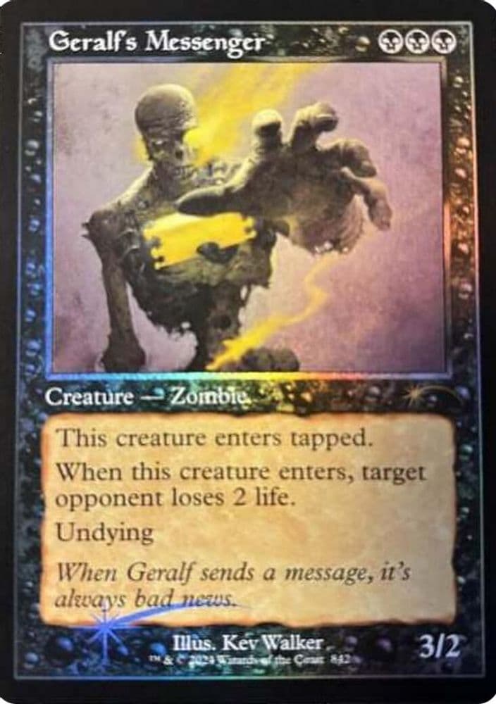 Geralf's Messenger (Retro Frame)