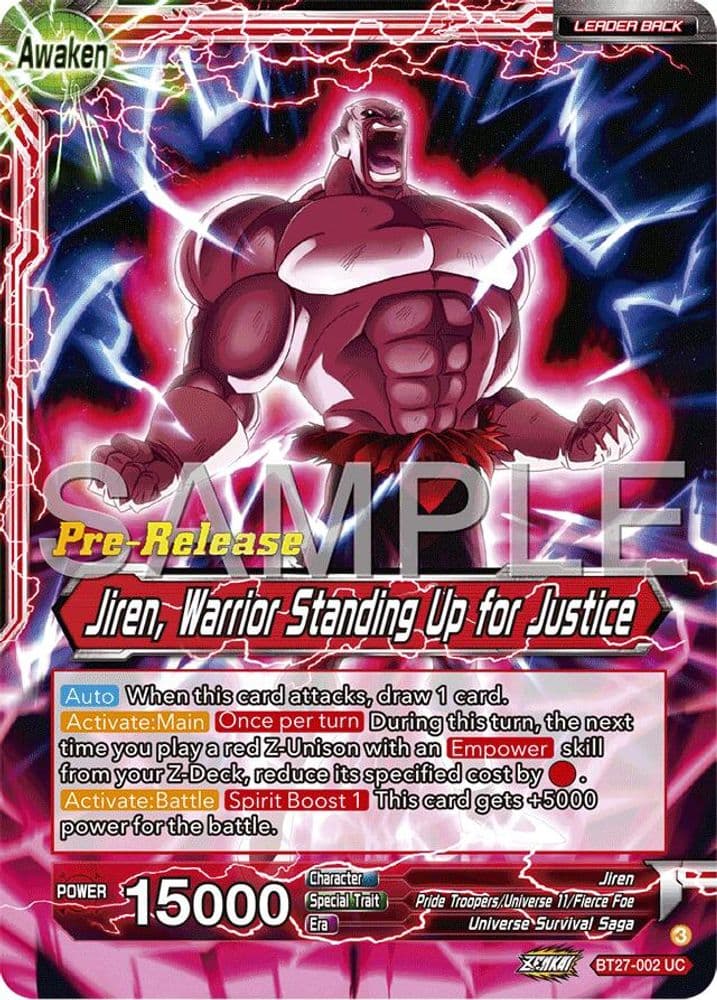 Jiren // Jiren, Warrior Standing Up for Justice (Pre-Release)
