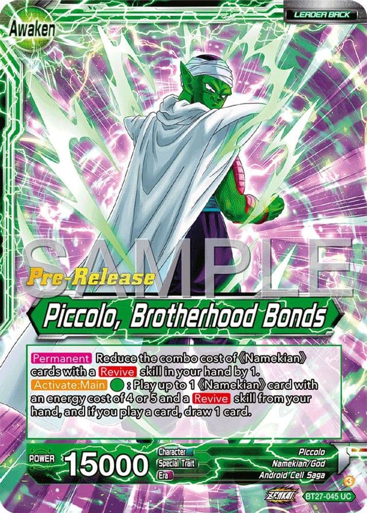 Piccolo // Piccolo, Brotherhood Bonds (Pre-Release)