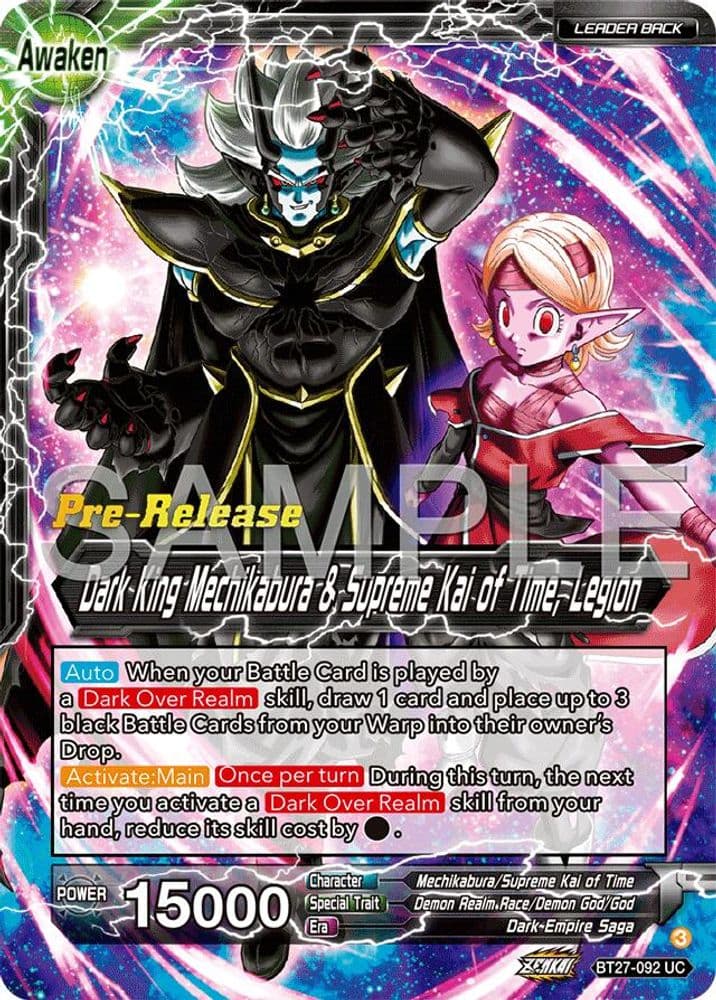 Mechikabura // Dark King Mechikabura & Supreme Kai of Time, Legion (Pre-Release)